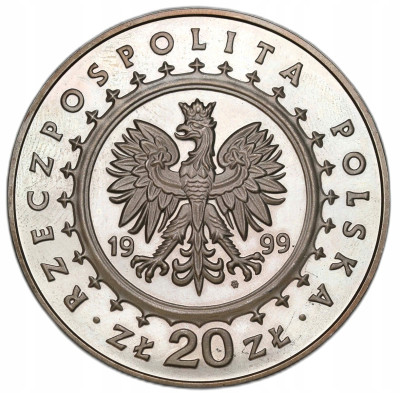 20 złotych 1999 Pałac Potockich Radzyń Podlaski – SREBRO