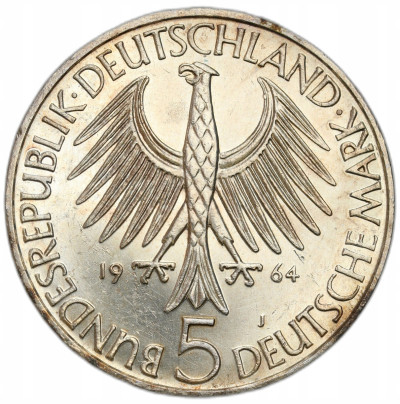 Niemcy 5 marek 1964 J. Gottlieb Fichte – SREBRO