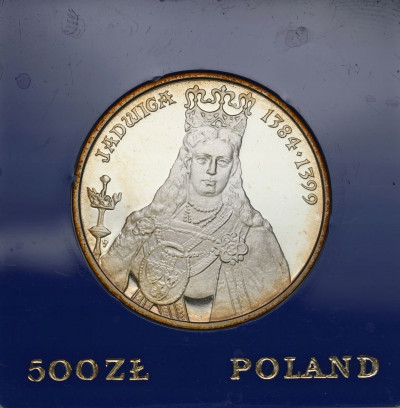 PRL. 500 złotych 1988 Jadwiga – SREBRO