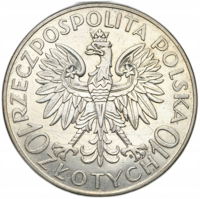 II RP. 10 złotych 1933 Jan II Sobieski – SREBRO