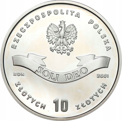 10 złotych 2001 Kardynał Wyszyński – SREBRO