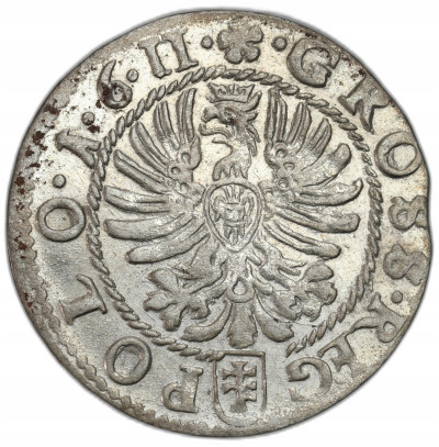 Zygmunt III Waza. Grosz 1611, Kraków – ŁADNY