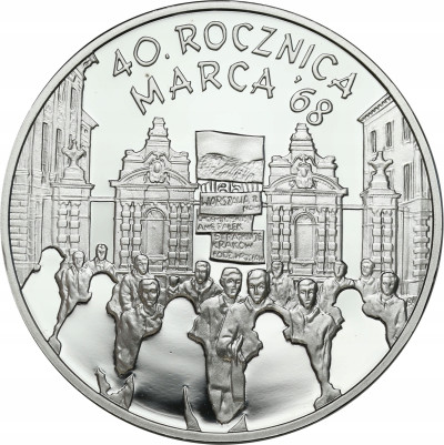 10 złotych 2008 Rocznica Marca – SREBRO