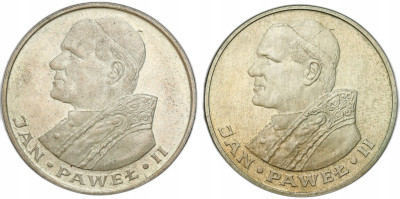 PRL. 1.000 złotych 1983 - 1983 Jan Paweł II, SREBRO – 2 szt