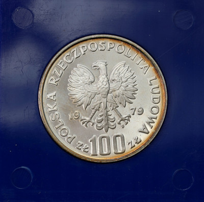 PRL - 100 złotych 1979 Ludwik Zamenhof – SREBRO
