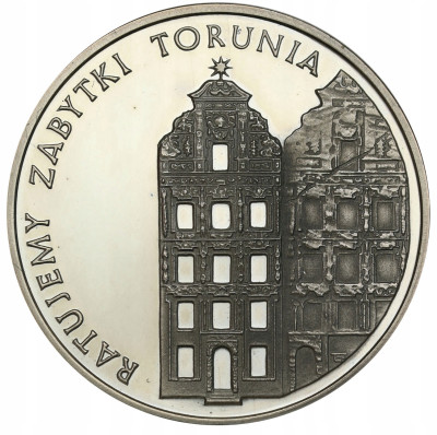 PRL. 5.000 złotych 1989 Zabytki Torunia – SREBRO