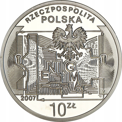 10 złotych 2007 - Szyfr Enigma - SREBRO