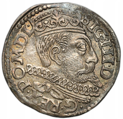 Zygmunt III Waza. Trojak 1598, Poznań - ŁADNY