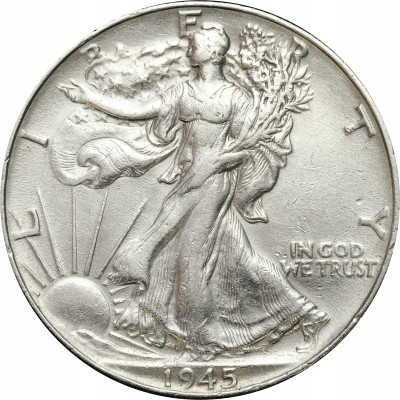 USA - 1/2 dolara 1945 Liberty – SREBRO