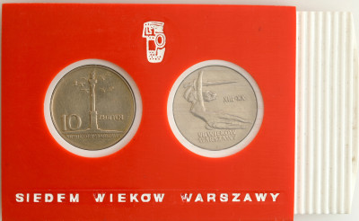 10 złotych 1965, 2 szt. w pudełku PEWEX