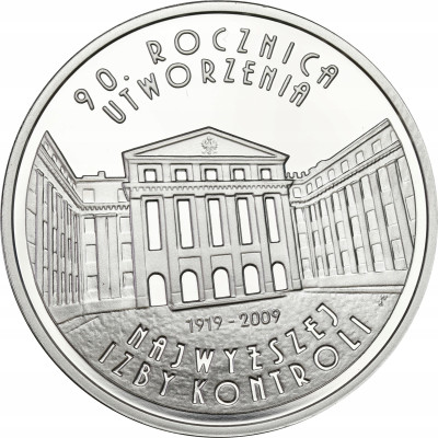10 złotych 2009 NIK - SREBRO