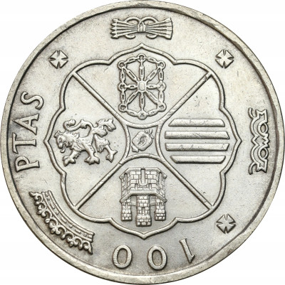 Hiszpania 100 peset 1966 SREBRO