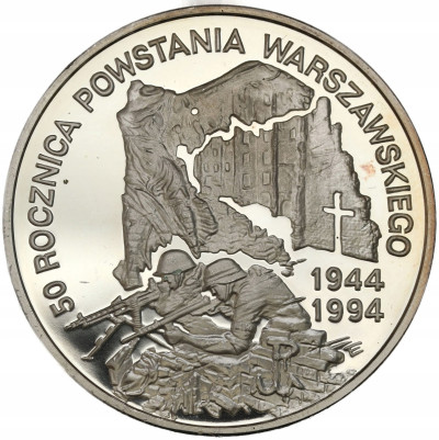 300.000 złotych 1994 Powstanie Warszawskie – SREBRO