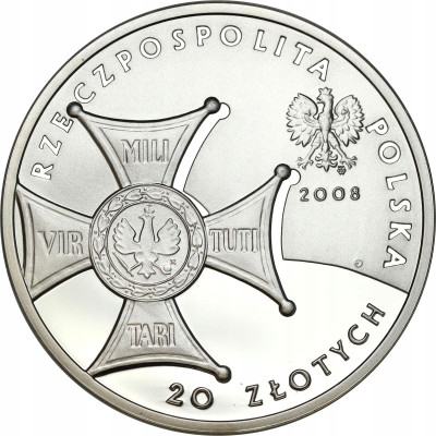20 złotych 2008 90 rocznica Niepodległości – SREBRO