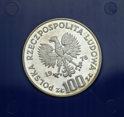 100 złotych 1978 Łoś Ochrona Środowiska - SREBRO