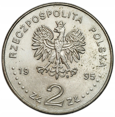 III RP. 2 złote 1995 Katyń – RZADKIE
