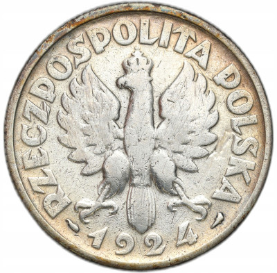 II RP. 2 złote 1924, Paryż – SREBRO