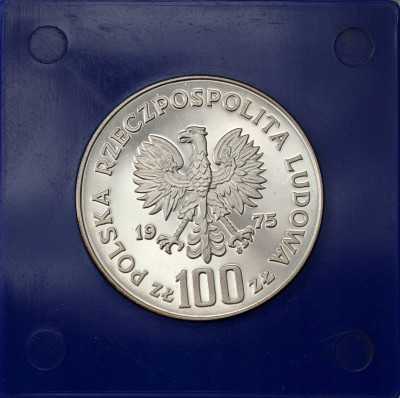 PRL - 100 złotych 1975 Modrzejewska – SREBRO