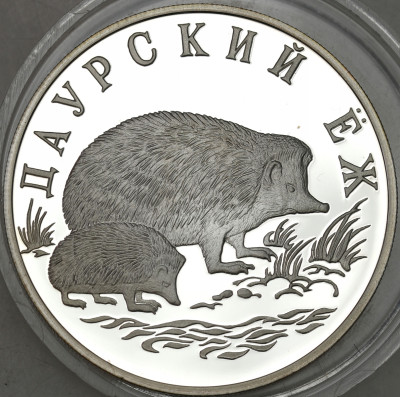 Rosja - 1 rubel 1999 - Jeż - SREBRO
