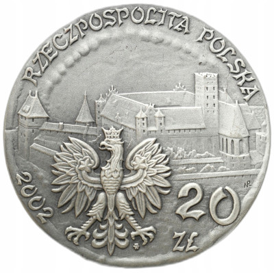20 złotych 2002 Zamek w Malborku – SREBRO