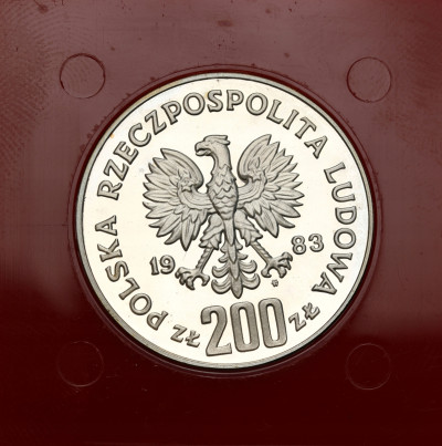 PRL - PRÓBA srebro 200 złotych 1983 Sobieski - Odsiecz Wiedeńska - SREBRO