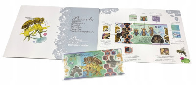 PWPW banknot testowy 2012 (plastik) pszczoła 013