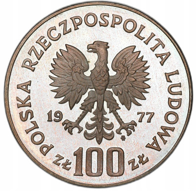 100 złotych 1977 Wawel - Zamek Królewski – SREBRO