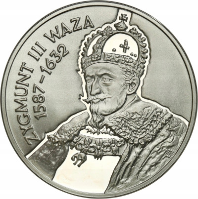 10 złotych 1998 Zygmunt III Waza popiersie - SREBRO