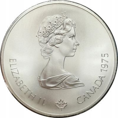 Kanada 10 dolarów, 1976 XXI Letnie Igrzyska Olimpijskie – SREBRO
