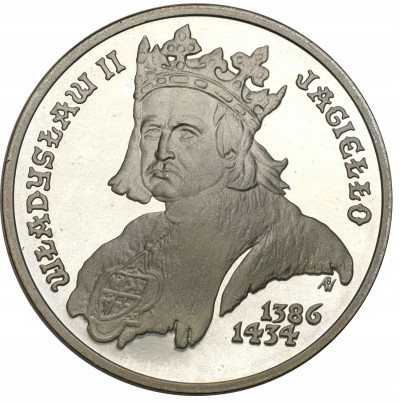 PRL. 5.000 złotych 1989 Jagiełło - SREBRO