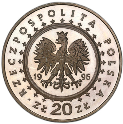 20 złotych 1996 Zamek w Lidzbarku – SREBRO