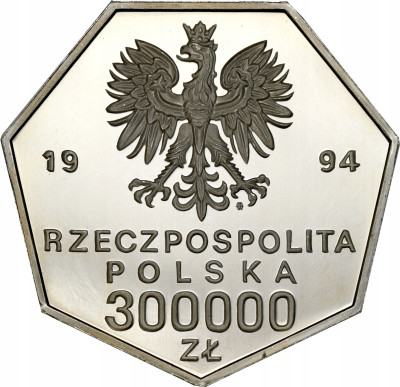 300.000 złotych 1994 Bank Polski – UNCJA SREBRA