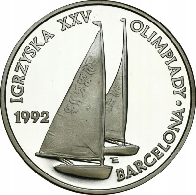 200.000 złotych 1991 Barcelona Żeglarstwo – SREBRO