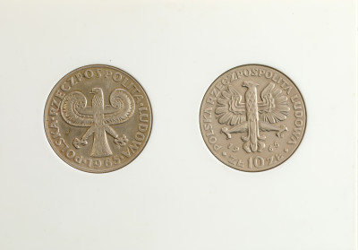 10 złotych 1965, 2 szt. w pudełku PEWEX