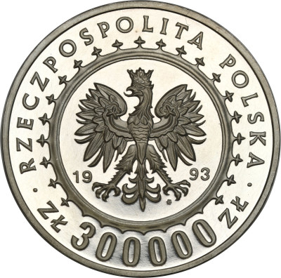 300.000 złotych 1993 Łańcut - Zamek w Łańcucie – UNCJA SREBRA