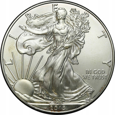 USA. Dolar 2013 Liberty - SREBRO uncja