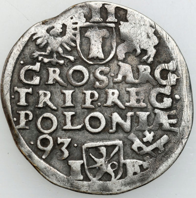 Zygmunt III Waza. Trojak (3 grosze) 1593, Poznań