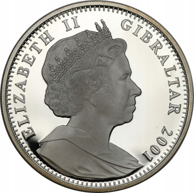 Gibraltar. 1 korona 2001 Epoka wiktoriańska - Cesarzowa Indii 1876