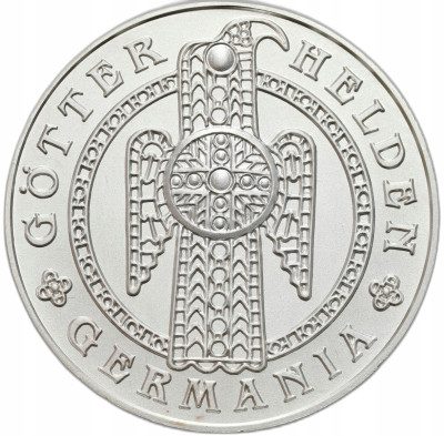 Niemcy. Medal z serii Bogowie Bohaterowie Niemcy – SREBRO