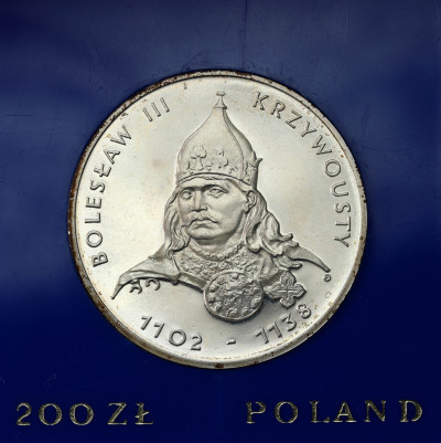 200 złotych 1982 Bolesław Krzywousty – popiersie