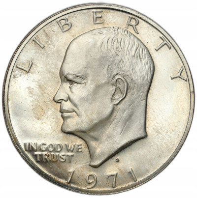 USA. 1 dolar 1971 S Eisenhower – SREBRO