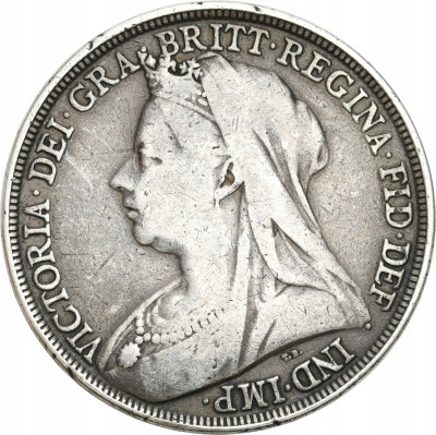 Wielka Brytania. 1 korona 1897 – SREBRO