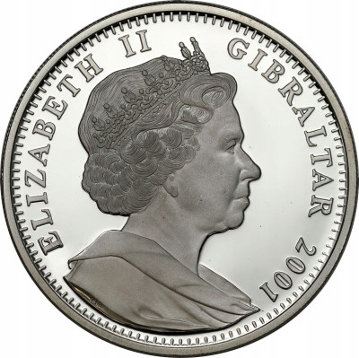 Gibraltar. 1 korona 2001, koronacja Wiktorii Hanowerskiej