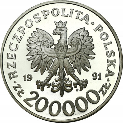 200.000 złotych 1991 Siłacz – SREBRO
