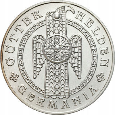 Niemcy. Medal z serii Bogowie Bohaterowie Niemcy – SREBRO