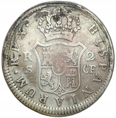Hiszpania. Karol III. 2 reale 1773, Sevilla