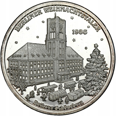 Niemcy. Medal Boże Narodzenie 1986 - SREBRO