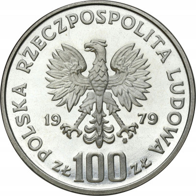 100 złotych 1979 Ryś Ochrona Środowiska – SREBRO