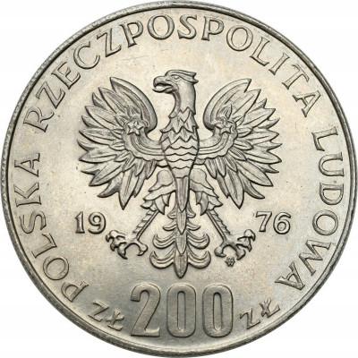 PRL - PRÓBA 200 złotych 1976 Igrzyska XXI Olimpiady – SREBRO