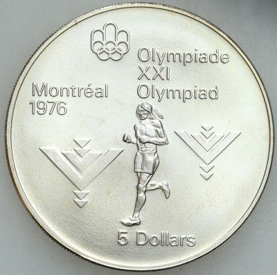 Kanada. 5 dolarów 1975 Maraton – SREBRO